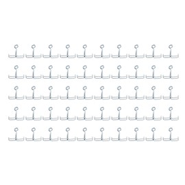 50Pcs Flat Jaw Pinchcocks Stainless Steel Strong Clamping Rustproof Latex Tube Clamps for Chemical Scientific Laboratory