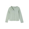 Vertbaudet Girls Sweat Jacket & Floral Dress Set, grey