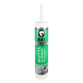 Red Devil 06970I RD Pro Butyl Rubber Sealant, 10.1 Fl oz (300 ml) 1-Pack, White