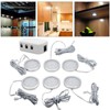 GoolRC LED Spotlight Cabinet Light 12V LED Recessed Downlight 6000K