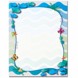 Lagoon Letterhead Laser & Inkjet Printer Paper, 25 Pack