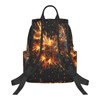 AOLXDE Explosion Firework 3d Lightweight Outdoor Backpack Functional Bag For