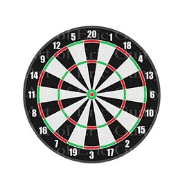 8" Round - Dart Board Birthday - Edible Cake/Cupcake Party Topper - D22989
