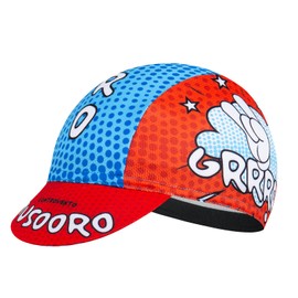 Corsehild Cycling Cap with Sun Visor, Lightweight Polyester Bike Hat for Men & Women, Breathable Under Helmet Design for Road Biking & Outdoor Sports