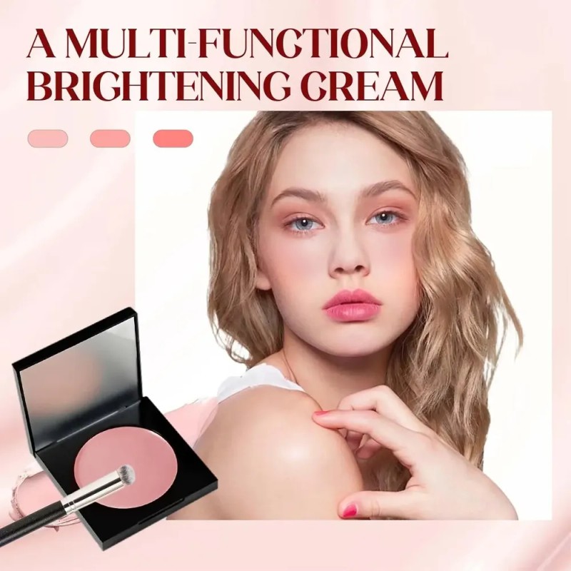 . Iluminador De Contorno De Ojos, Corrector Rosa Ligero '