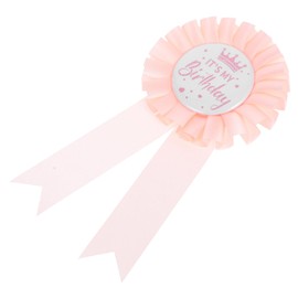 SHOWERORO Happy Birthday Badges Iron Abs Cloth Party Accessories Boys Girls Decor