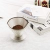 Foldable Permanent Filter for Pour Over Coffee Made of Fine