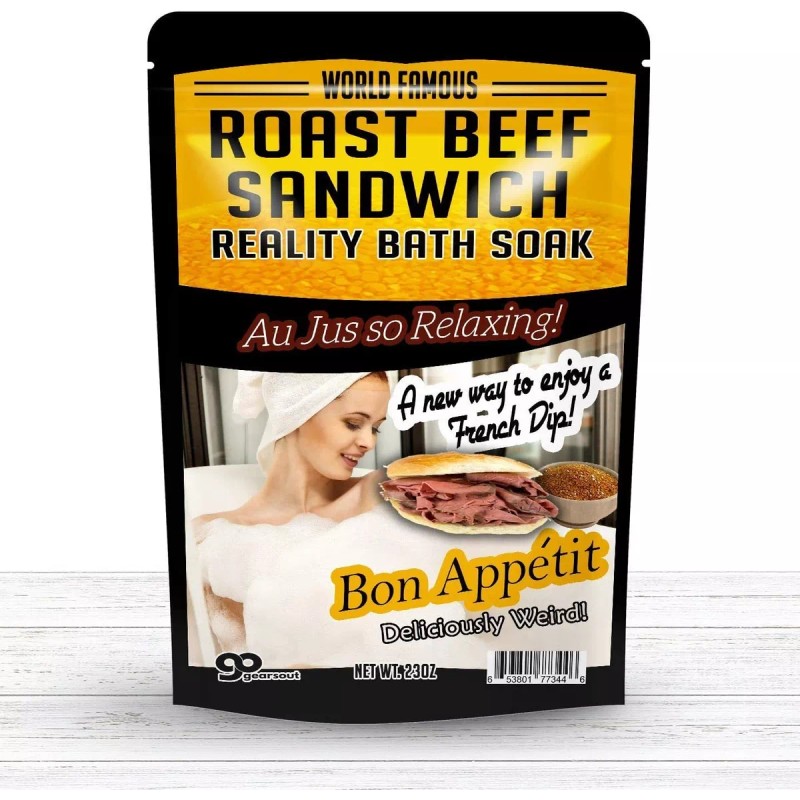 Gearsout Baño De Sándwich De Carne Asada Sales De Baño