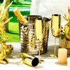 Yinder 12 Pcs Gold Champagne Flutes Bulk 8.5 oz Gold
