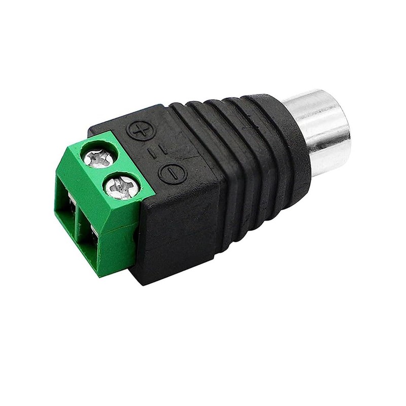 RUITEXUN RCA Female Speaker Wire Adapter, Phono RCA Female to