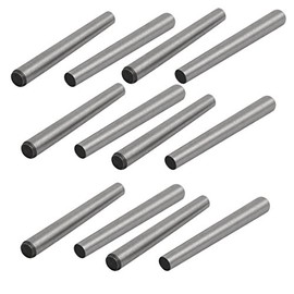 sourcing map GB117 Carbon Steel 30 mm Length 3 mm Small End Diameter Cone Pin Pack of 12