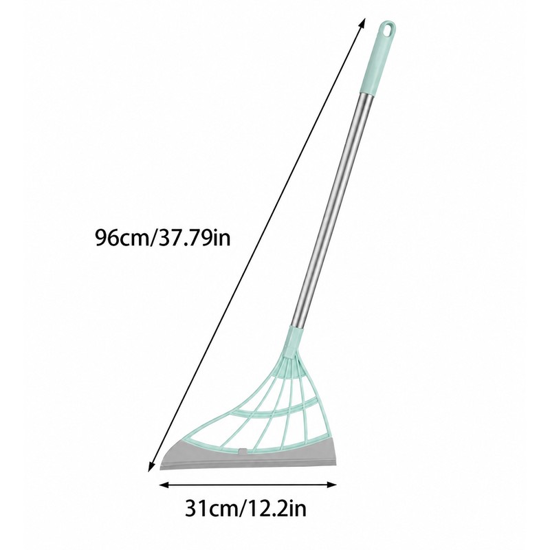 Silicone Broom Wiper Squeegee for Wet and Dry Floor Cleaning