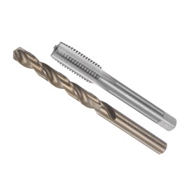 CoCud Tap and Drill Set M12 x 1.75 Tap Screws Drill Diameter 10.2mm Metric Machine Thread Tap and Twist Drill Bit Tool Kit for Threading Tapping Repair 1 Set