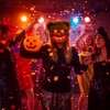 Pack 2 Mascaras Oso Y Conejo Con Luz Led Halloween