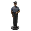 Ebony Treasures Professional: Black Police Man Collectible Figurine, 8.5" H
