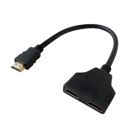 Pipestation HDMI Splitter 1 in 2 Out - HDMI Switch 4K 1080p - HDMI Splitter 1 in 2 Out to Switch Between Two Displays on One Input - HDMI Splitter Between Laptops, TVs, Games Consoles & More