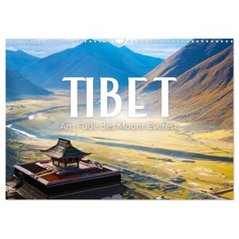 Tibet - Am Fuße des Mount Everest. (Wandkalender 2026 DIN A3 quer), CALVENDO Monatskalender