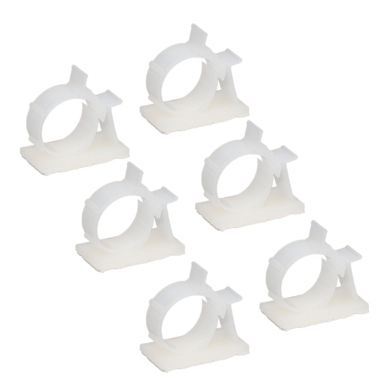 100Pcs Cable Management Clip Adjustable Adhesive PA66 Nylon Cord Organizer