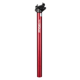 Wake Bike SeatPost Aluminum Alloy 27.2mm 30.9mm 31.6mm Bicycle Seat Post 400mm for Mountain Road Bikes BMX (Red, 27.2mm)
