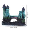 ORFOFE Aquarium Fish Tank Decoration Resin Castle Ornament Villa Shape