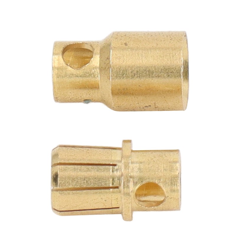 30 Sets Connector Plug 8.0 Gold Plated Brass High Accuracy