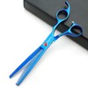 7.0in Titanium Professional Pet Grooming Scissors Set,Straight & Thinning &