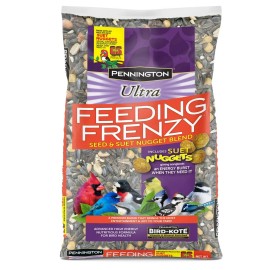 Unbranded Mix Wild Bird Feed, Value Bird Seed Blend - Feeding Frenzy