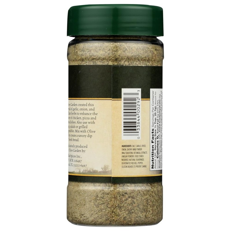 Olive Garden Garlic & Herb Italian Seasoning, 4.5 Ounce