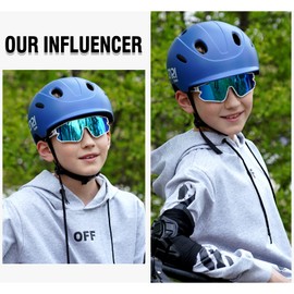 DUCO DK268 Children's Sunglasses, Baseball Sunglasses, Polarized Sunglasses, Sports, Ultra Lightweight Frame, UV Protection, For Running, Cycling, 5-12 Years Old, black/green