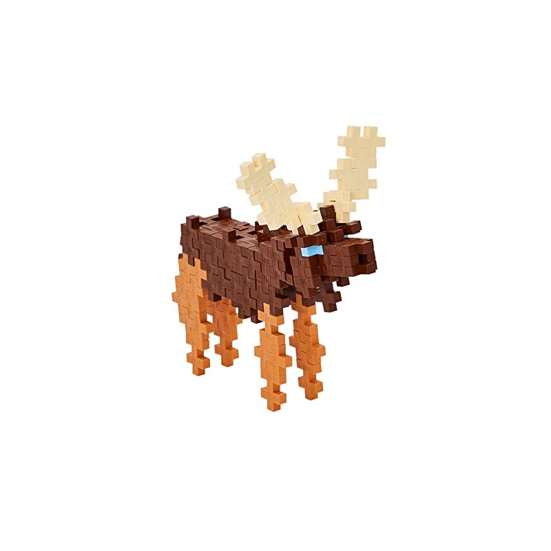 Plus-Plus 9604288 Ingenious Construction Toy, Elk, Creative Building Blocks Tube,