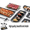 Ruikcoll Sushi Plate with Dipping Bowls, Sushi Crockery with Chopsticks,