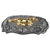 Diarypiece Big Cowboy Belt Buckle Long Horn Bull Belt Buckle