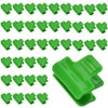JUNMEIDO 40 Pcs Greenhouse Frame Clips Fixed Greenhouse Pipe Clamp