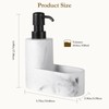 Shinowa Dish Soap Dispenser with Sponge Holder, Refillable Kitchen Dish