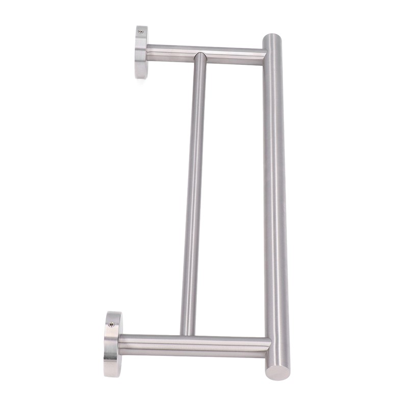 Double Bath Towel Bar Modern Style Stainless Steel Towel Holder