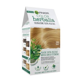 Garnier Color Herbalia Permanent Hair Colour, 100% Plant-Based, Natural and Light Reflections, Revitalised and Thick Hair Biondo Dorato