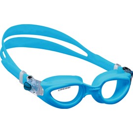 CRESSI Rocks Kids Goggles, Azure - Perfect Goggles for Swimming, Pool and Snorkelling ideal for Children and Boys, Azure/Clear Lens, 7/15 Years