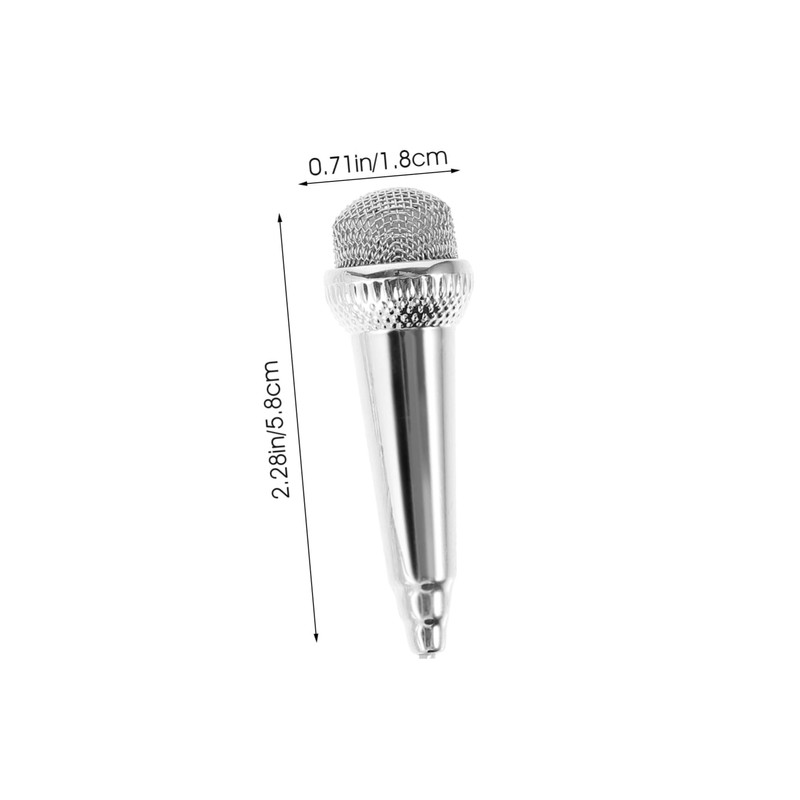 Kisangel Professional Mini Phone Microphone Portable Vocal Microphone for Singing
