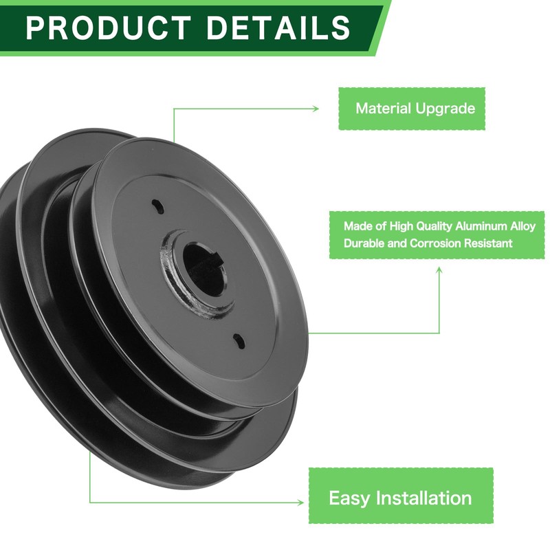 TENGMUJX 07340400 Spindle Pulley Fit for Gravely Pro-Turn 60 160