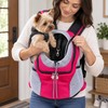 Breathable Dog Carrier Backpack for Travel – Adjustable Double-Shoulder Pet