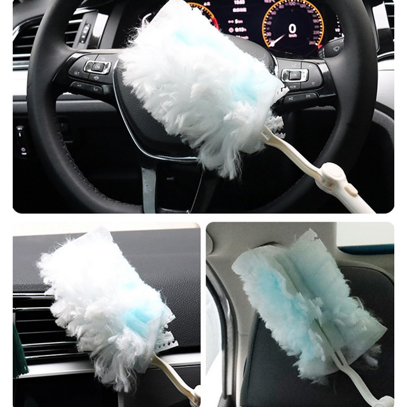 Jogoico Flash Dust Magnet Refills 20PCS Fluffy Dusters Refills Disposable