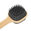 Long Handle Bath Brush with Handing Rope Silicone Shower Back