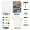 BuzzBright Gel Printing Plate kit, Complete Printmaking Set with 8”X10”