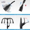 KIBI Cedar Single Handle Pull Down Faucet for Kitchen Sink