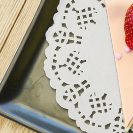 MAGICLULU 420piezas Manteles De Papel De Encaje Para Alimentos Almohadillas Para Pasteles Tapetes Para Postres Y Comida Frita Papel Decorativo Para Tortas Y Postres