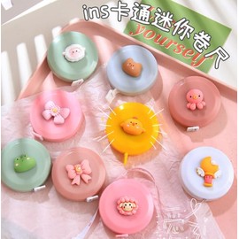 Elephants 60In/150cm Double Sided Tape Measure Cute Cartoon Animal Plastic Retractable Tape Measure Portable Measuring Tools Body Soft Measuring Tapes Tailor Sewing Measuring Tape Measure (3H045)