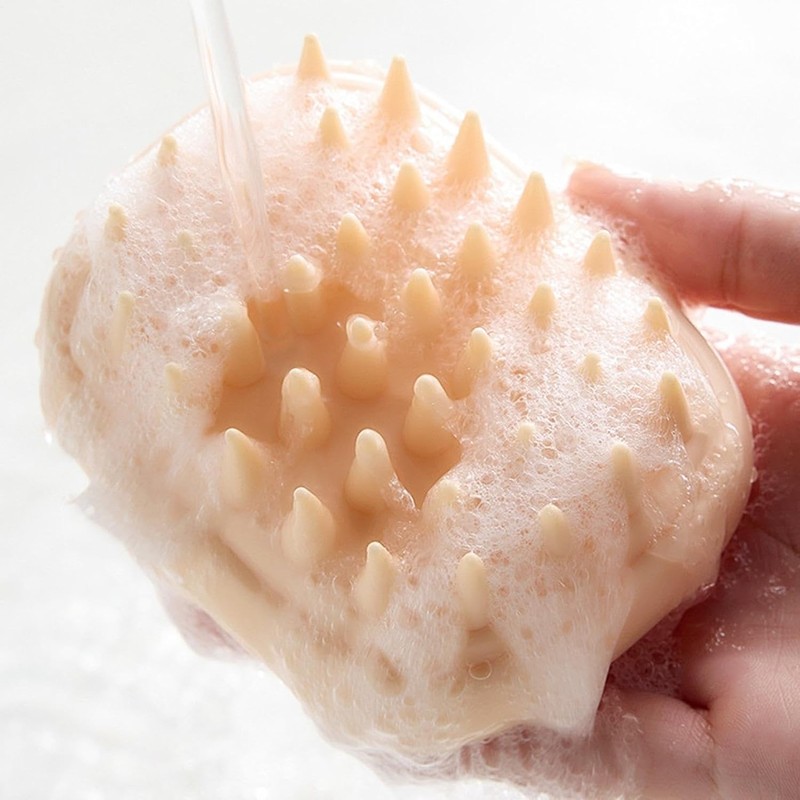 Hair Scrubber Shampoo Brush, Scalp Massager With Gentle Care