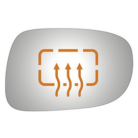 Burco 5457H Convex Passenger Side Power Replacement Mirror Glass Heated for 2010-2012 LEXUS HS250H, 2009-2013 IS F, 2010-2015 IS250, IS350