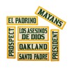 President Patch - Mayans Southern Cali M.C. - Front Vest