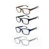 Reader Republic 4 Pack of Blue Light Reading Glasses -